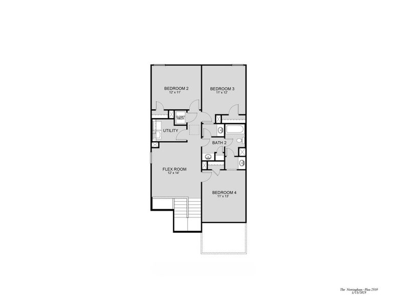 2D floor plan layout of this home in Townsend Reserve, Splendora, TX (Image 2). 2D floor plan layout of this home in Townsend Reserve, Splendora, TX (Image 2).