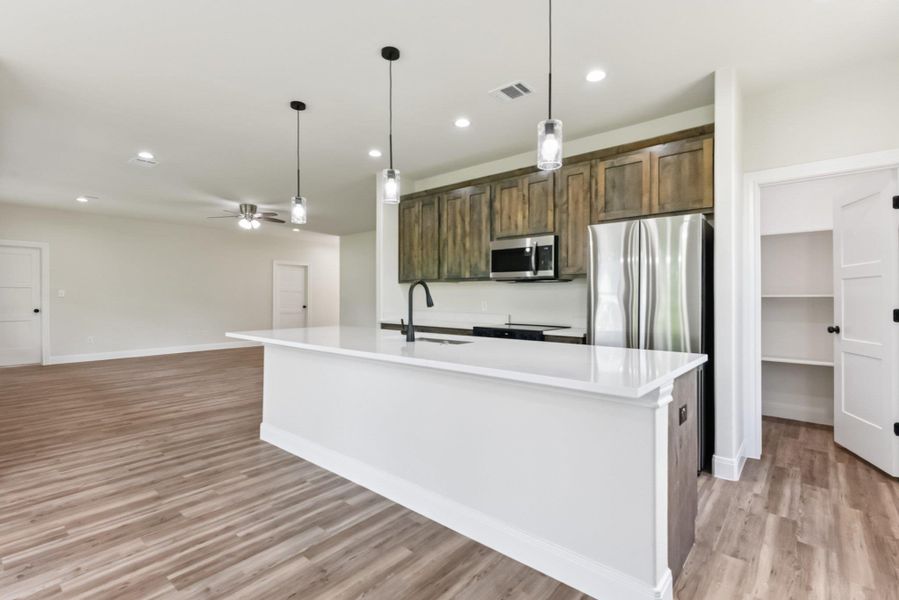 Furnished interior view inside a new home in , Bastrop (Image 9). Furnished interior view inside a new home in , Bastrop (Image 9).