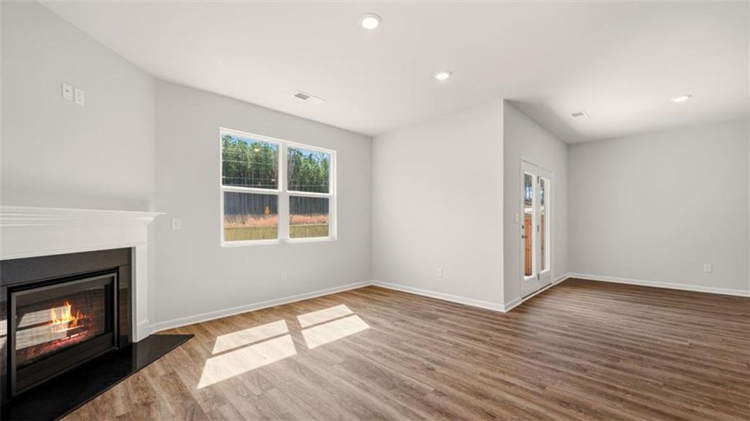 Spacious, unfurnished interior of a new home in Champion's Run, Lithonia (Image 18). Spacious, unfurnished interior of a new home in Champion's Run, Lithonia (Image 18).