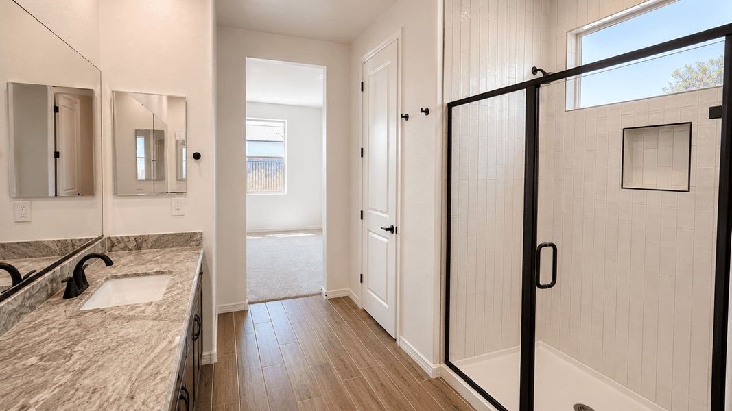 Furnished interior view inside a new home in The Ridge at Sienna Hills, Buckeye (Image 6).