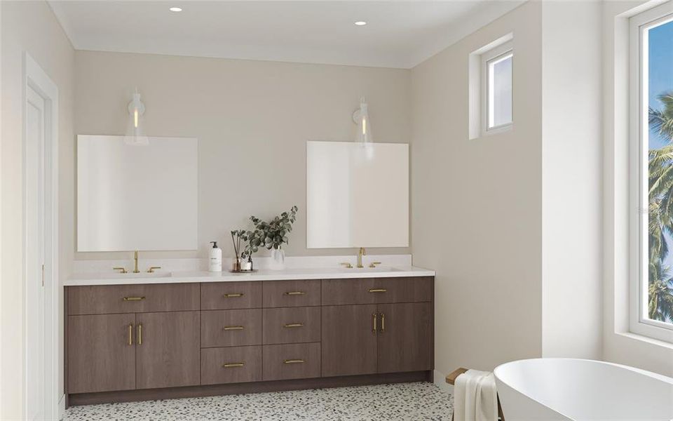 Furnished interior view inside a new home in , Gulfport (Image 9). Furnished interior view inside a new home in , Gulfport (Image 9).