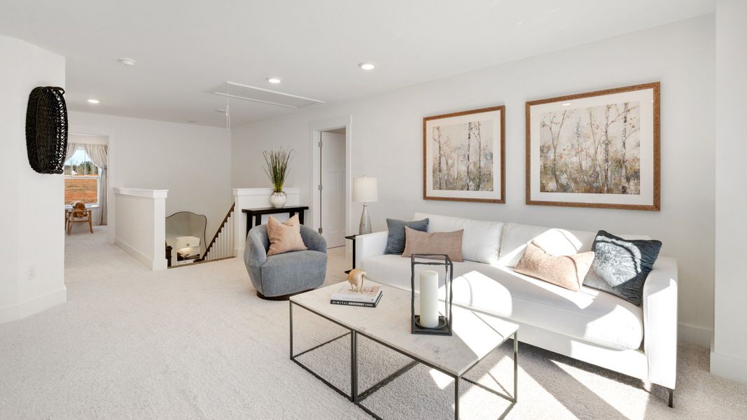 Representative furnished interior of a home built from the Drayton by DRB Homes in Iris Meadows, Moore (Image 33).