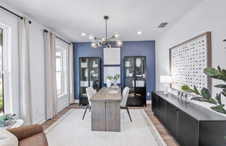 Furnished interior view inside a new home in Del Webb Sunchase, Parrish (Image 11).