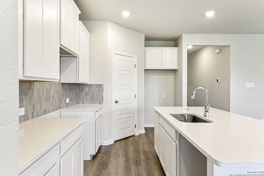 Furnished interior view inside a new home in Remington Ranch, San Antonio (Image 7).