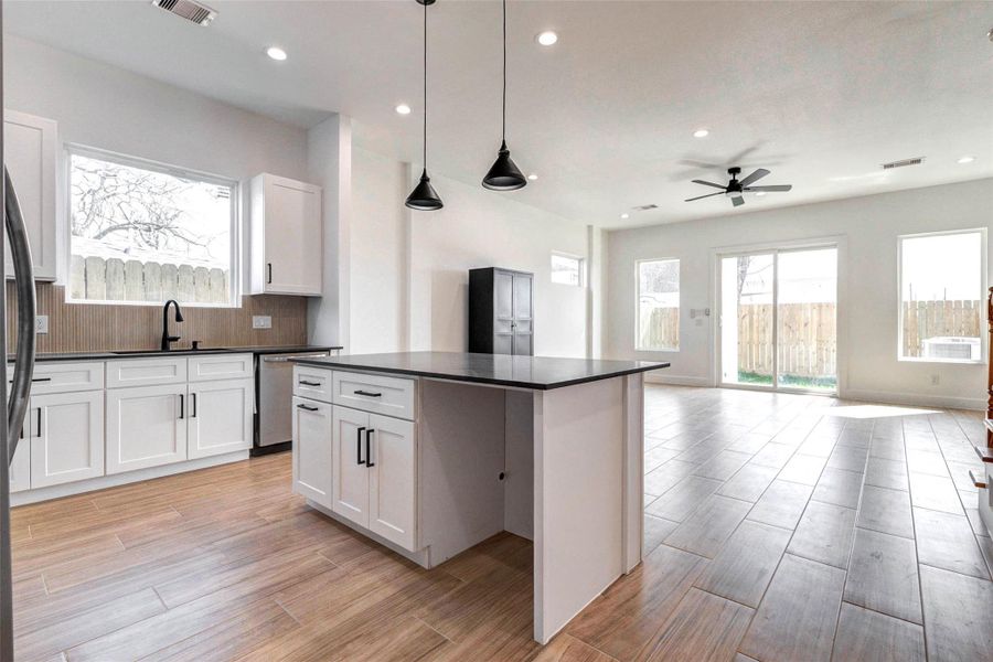 Furnished interior view inside a new home in , Houston (Image 8).