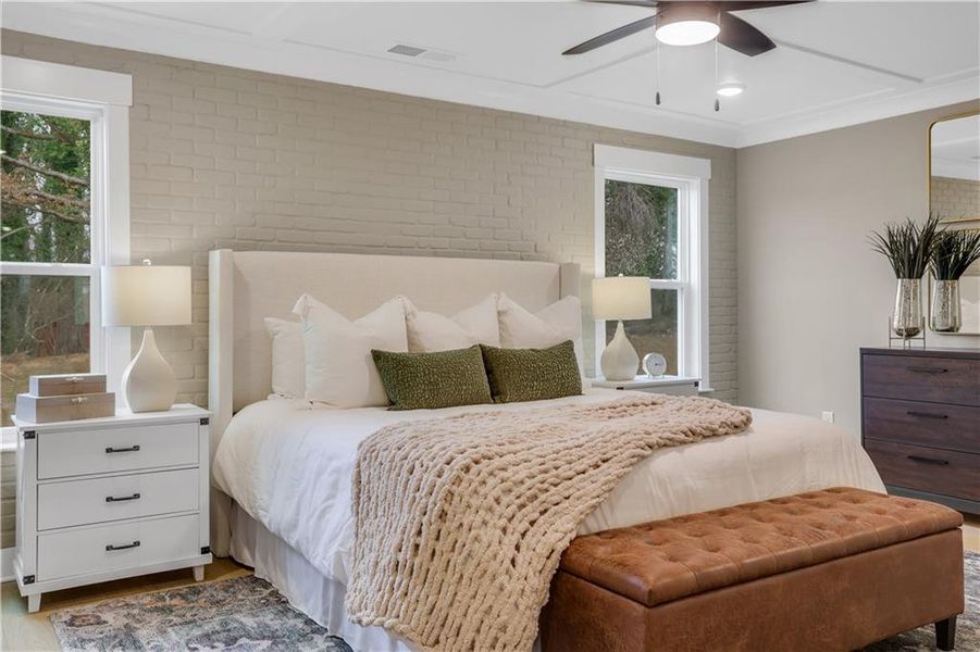 Furnished interior view inside a new home in , Cartersville (Image 44).