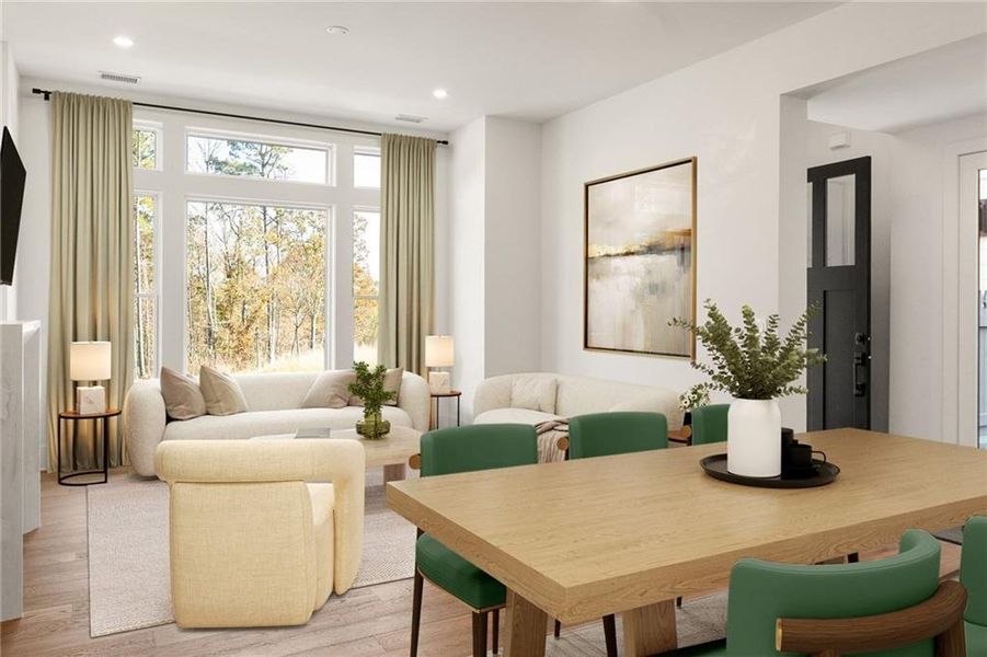 Furnished interior view inside a new home in , Chattahoochee Hills (Image 7).