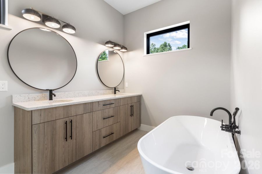Furnished interior view inside a new home in , Waynesville (Image 10).