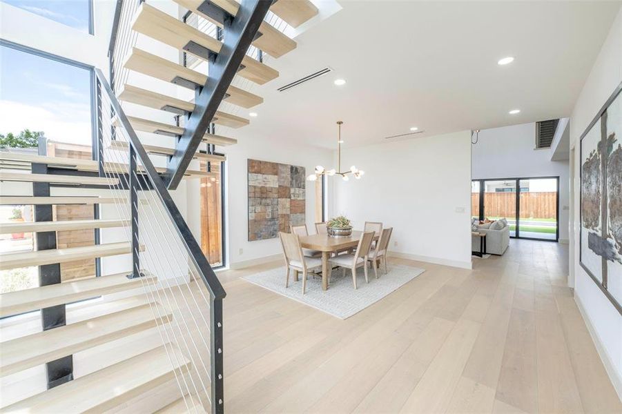 Furnished interior view inside a new home in , Dallas (Image 25).