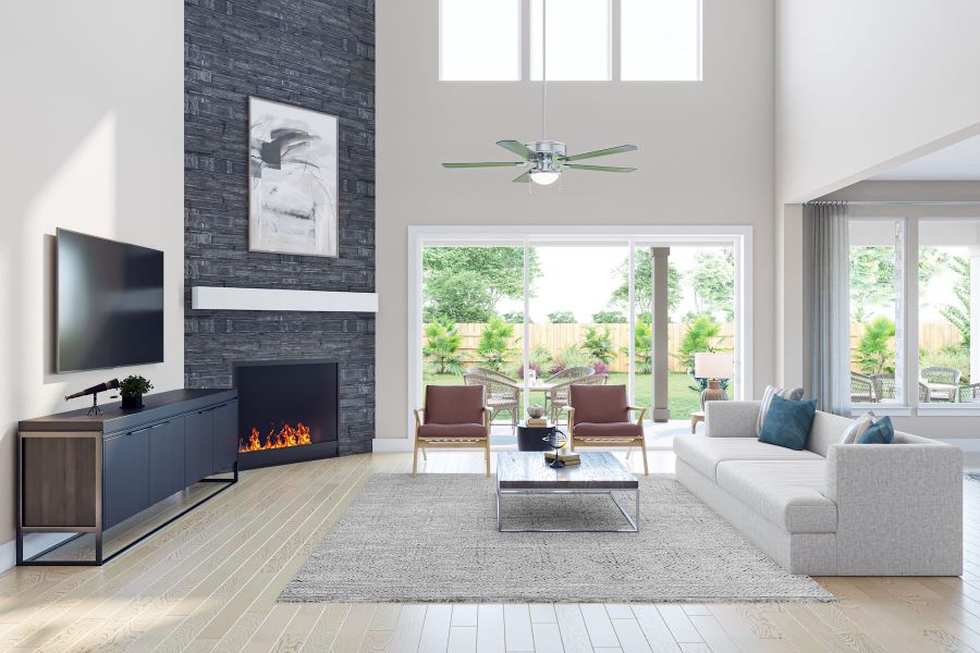 Furnished interior view inside a new home in Trillium, Richmond (Image 9).