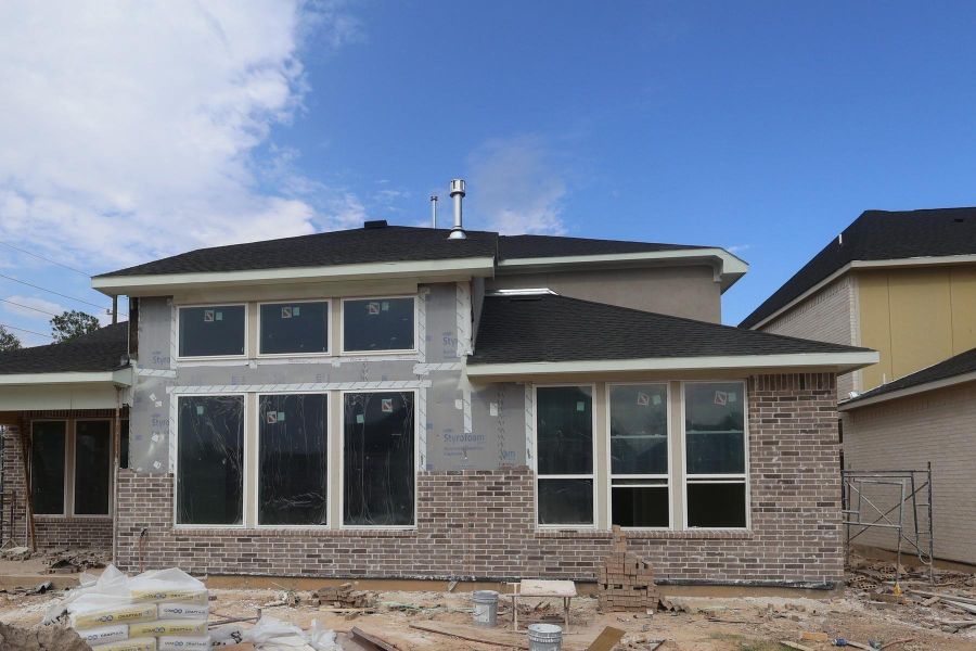 In-progress construction of a new home in Woodson’s Reserve, Spring, TX (Image 7). In-progress construction of a new home in Woodson’s Reserve, Spring, TX (Image 7).