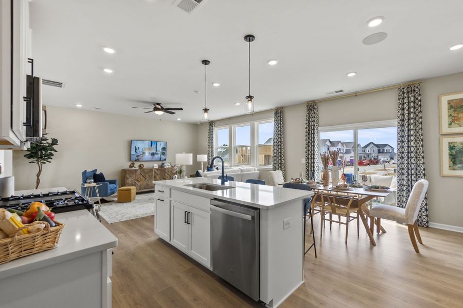 Furnished interior view inside a new home in The Coves on Lake Wylie, Charlotte (Image 13).