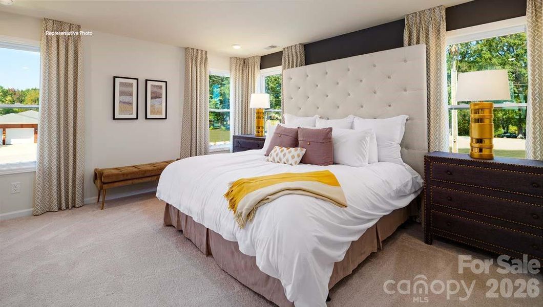 Furnished interior view inside a new home in Falls Cove, Troutman (Image 3).