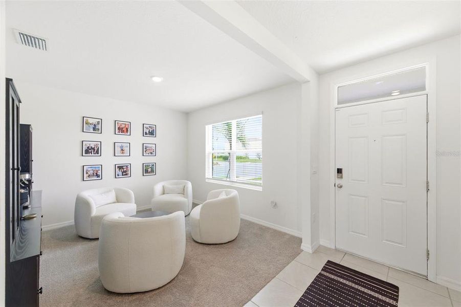 Furnished interior view inside a new home in Epperson, Wesley Chapel (Image 29). Furnished interior view inside a new home in Epperson, Wesley Chapel (Image 29).
