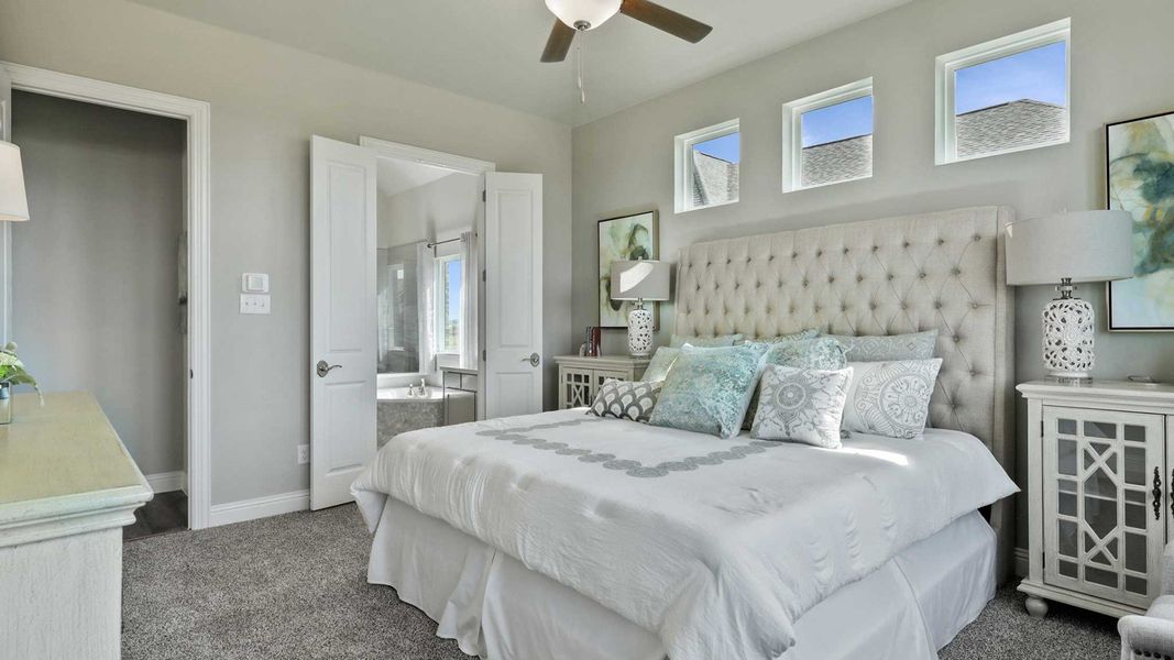 Furnished interior view inside a new home in Anna Ranch, Anna (Image 10). Furnished interior view inside a new home in Anna Ranch, Anna (Image 10).