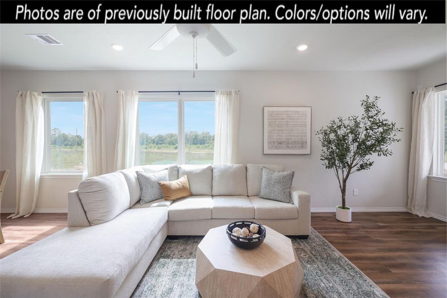 Furnished interior view inside a new home in The Enclave at Spring Branch, Montgomery (Image 7).