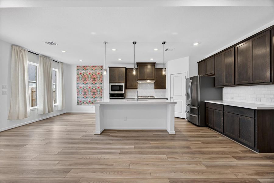 Furnished interior view inside a new home in Trillium, Richmond (Image 17). Furnished interior view inside a new home in Trillium, Richmond (Image 17).