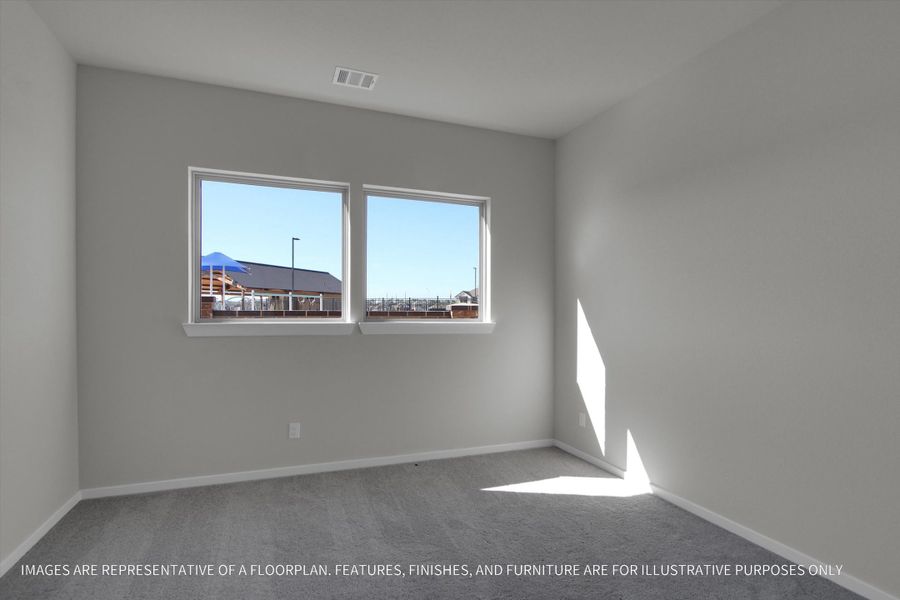 Spacious, unfurnished interior of a new home in Sunterra 50s, Katy (Image 13).