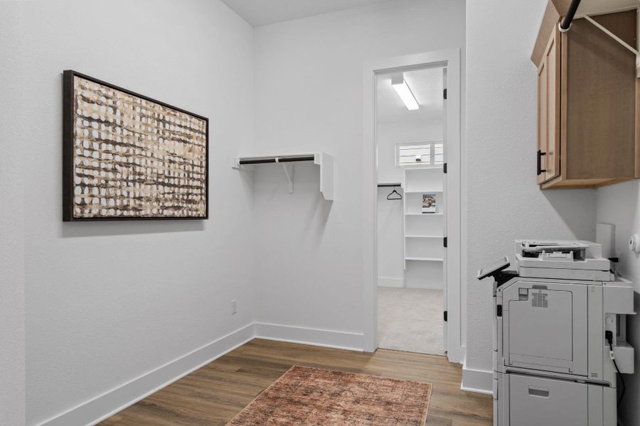 Utility Room with storage