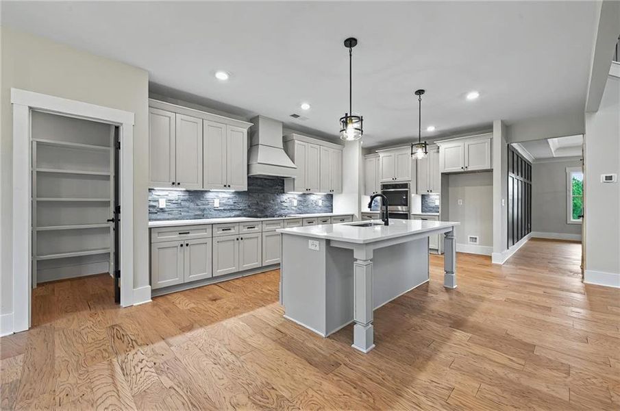 Furnished interior view inside a new home in SteepleChase, Hoschton (Image 11).