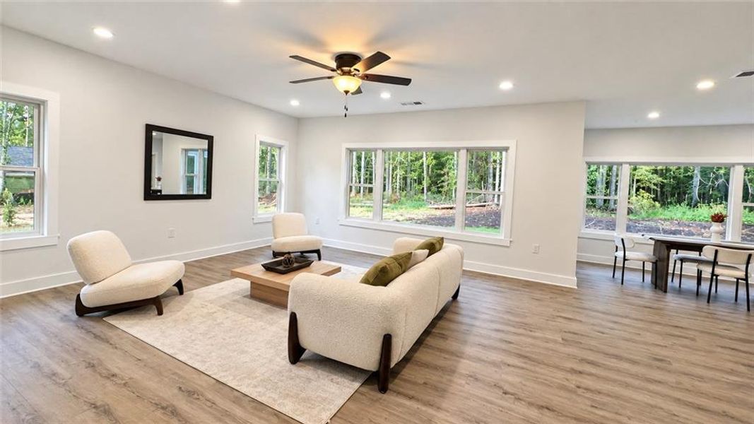 Furnished interior view inside a new home in , Winston (Image 7).