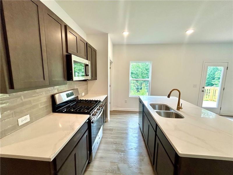 Furnished interior view inside a new home in The Pointe at Heron Bay, Locust Grove (Image 8).