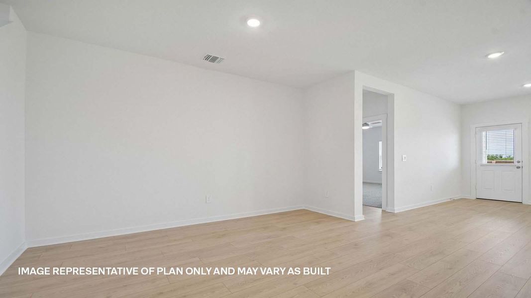 Spacious, unfurnished interior of a new home in Trails at Wildhorse, Austin (Image 18).