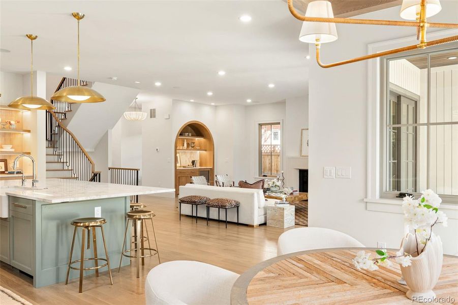 Furnished interior view inside a new home in , Denver (Image 41).