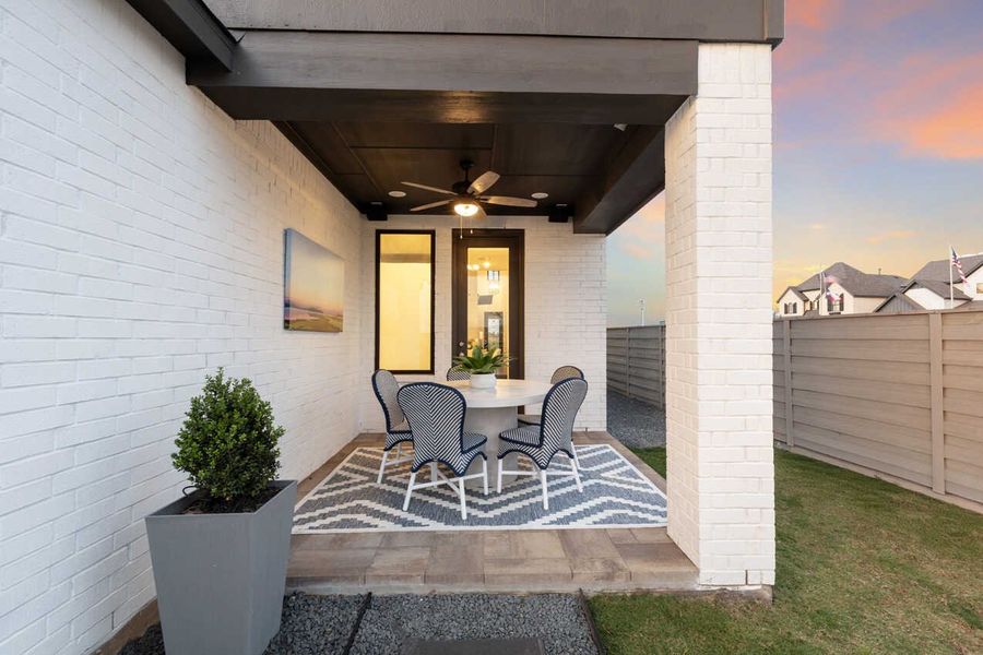 Representative Patio - some options shown Representative Patio - some options shown