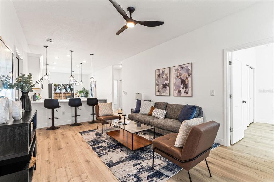 Furnished interior view inside a new home in , Tampa (Image 9).