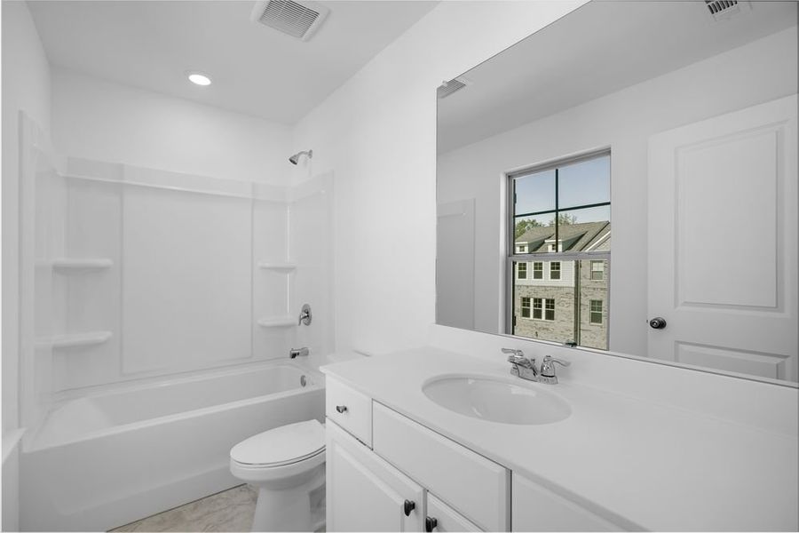 Furnished interior view inside a new home in Hampton Trace, Marietta (Image 5).