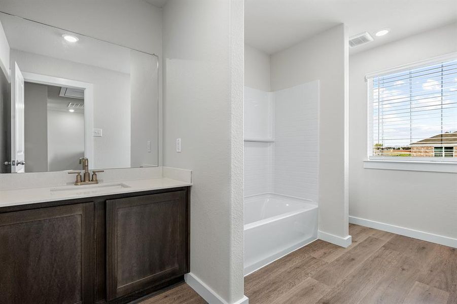 Furnished interior view inside a new home in Edmonds Ranch, Seagoville (Image 4).