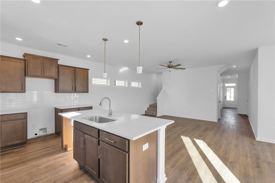 Furnished interior view inside a new home in Brownstone Park, Easley (Image 8).