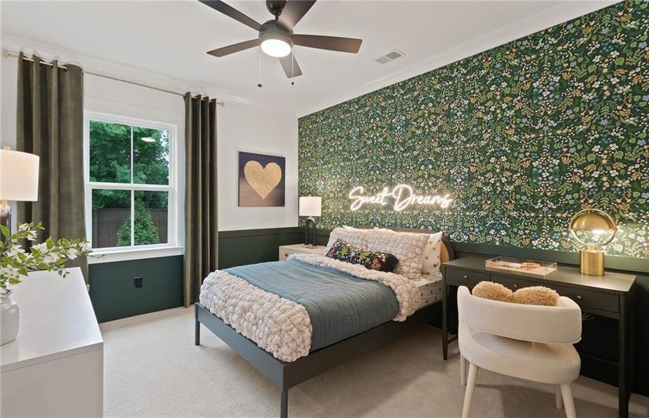 Furnished interior view inside a new home in Silverwood, Cumming (Image 25).