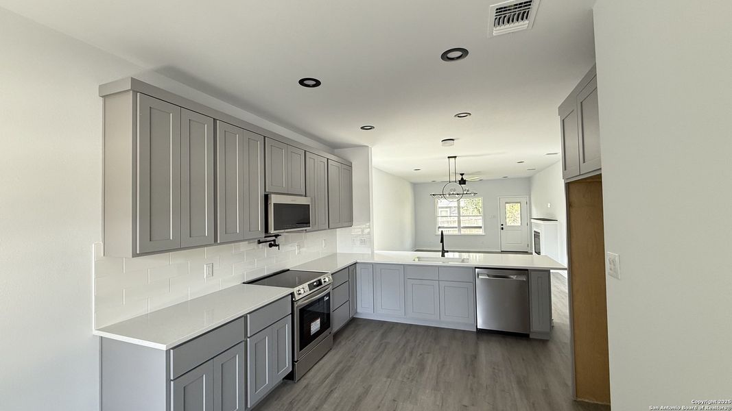 Furnished interior view inside a new home in , Spring Branch (Image 12). Furnished interior view inside a new home in , Spring Branch (Image 12).