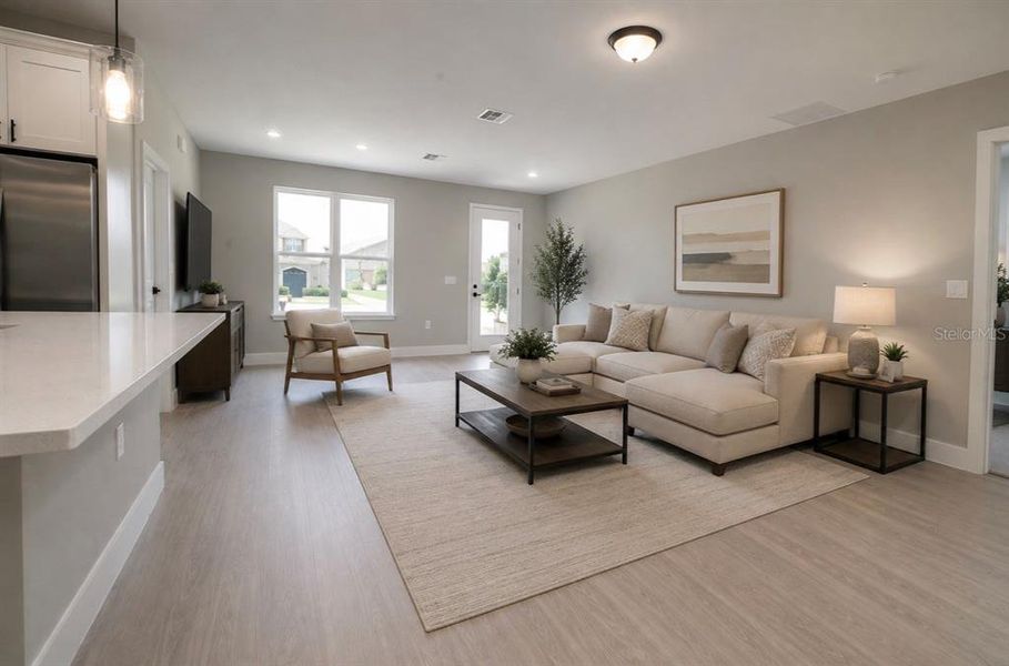 Furnished interior view inside a new home in , Poinciana (Image 9). Furnished interior view inside a new home in , Poinciana (Image 9).