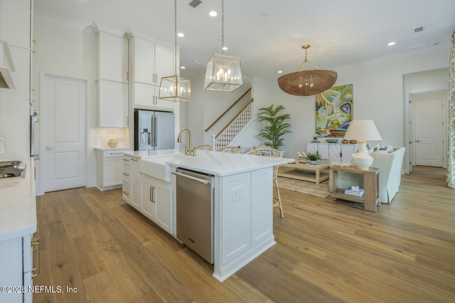 Furnished interior view inside a new home in Reflections at Nocatee, Ponte Vedra (Image 39). Furnished interior view inside a new home in Reflections at Nocatee, Ponte Vedra (Image 39).