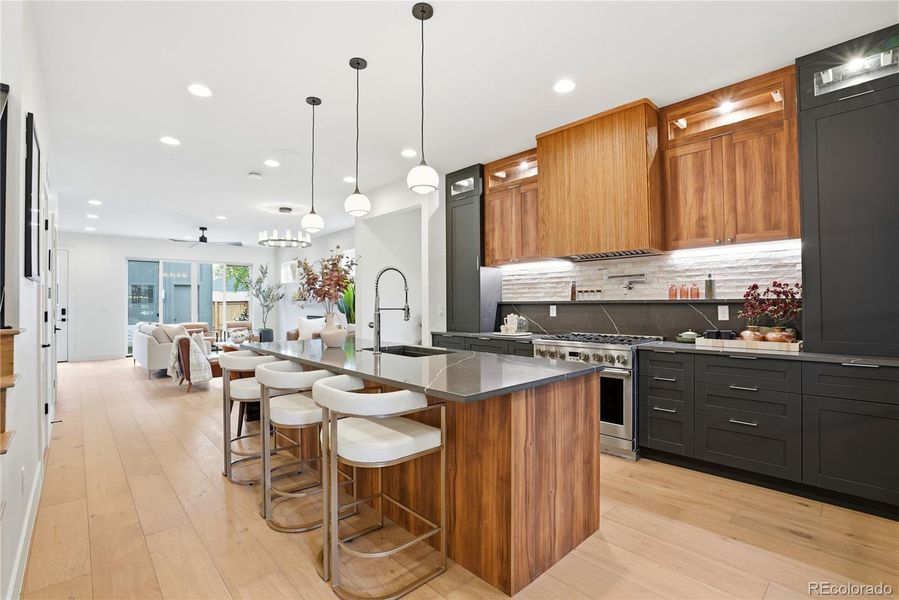 Furnished interior view inside a new home in , Denver (Image 11).