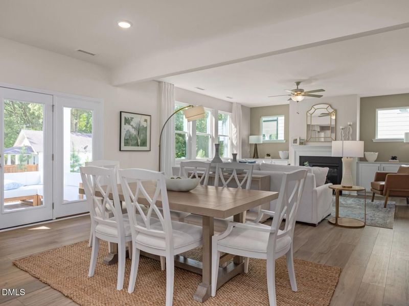 Furnished interior view inside a new home in Sage on North Main, Wake Forest (Image 11).