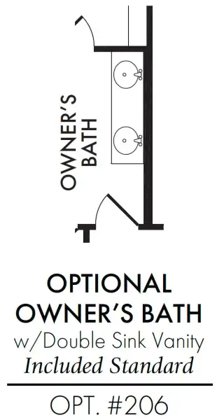 2nd Sink in Owners Bath