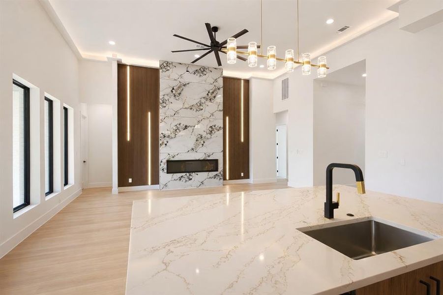 Furnished interior view inside a new home in , Pottsboro (Image 13).