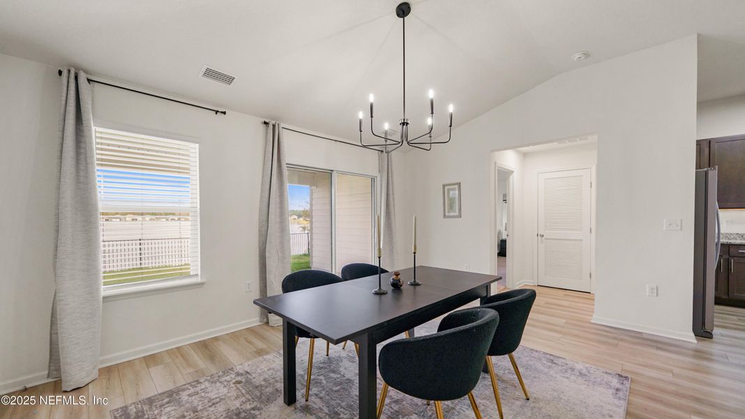 Furnished interior view inside a new home in , Jacksonville (Image 18). Furnished interior view inside a new home in , Jacksonville (Image 18).