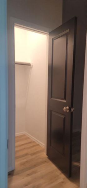 Nice sized closets in secondary bedroom