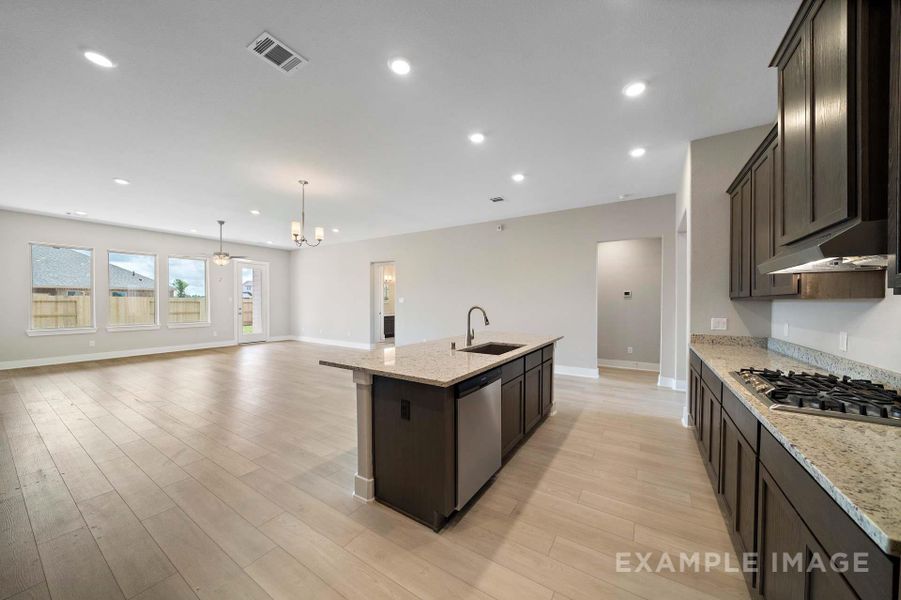 Furnished interior view inside a new home in Lago Mar, Texas City (Image 10).