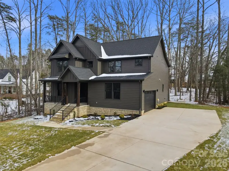 Front exterior of a new home in , Lincolnton, NC, highlighting curb appeal (Image 1). Front exterior of a new home in , Lincolnton, NC, highlighting curb appeal (Image 1).