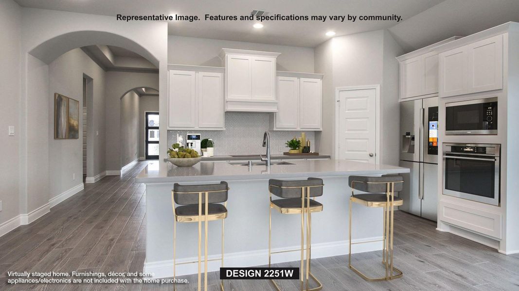 Furnished interior view inside a new home in Escondido, Magnolia (Image 3).