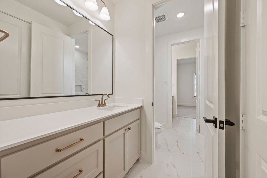 Furnished interior view inside a new home in NorthGlen, Haslet (Image 17).