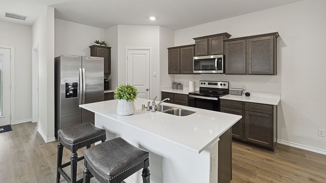 Furnished interior view inside a new home in Wildcat Ranch, Crandall (Image 5).