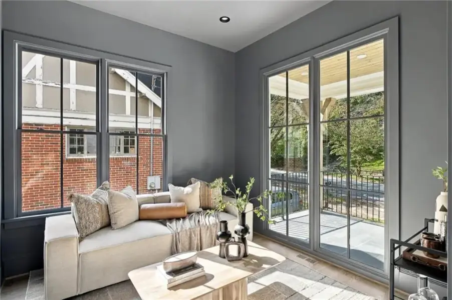 Furnished interior view inside a new home in , Atlanta (Image 9).
