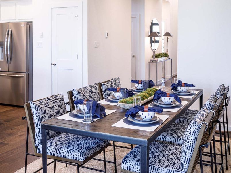 Representative Dining Room - some options shown Representative Dining Room - some options shown